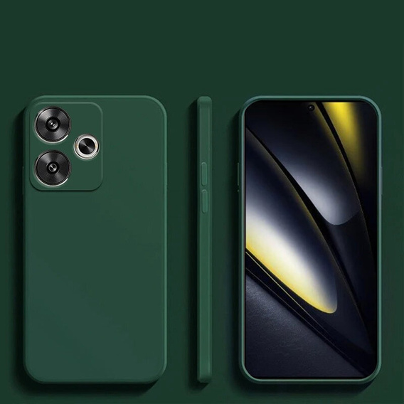 Чoхол до Xiaomi Poco F6, Silicone Lite, зелений
