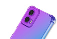 Чохол для Motorola Edge 50 Fusion 5G, Gradient Dropproof, Фіолетовий / синій