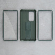 Бронированный чехол для Samsung Galaxy S23 Ultra, Dexnor Full Body (Two Frames), зелёный