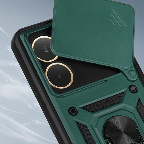 Чехол NOX Camera Slide Oppo A5 Pro 5G, CamShield Slide, зелёный