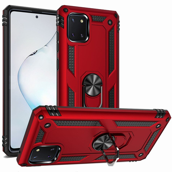 Броньований Чoхол до Samsung Galaxy Note 10 Lite, Nox Case Ring, червоний