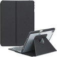 Чохол клавіатура для iPad 11" 2025 A16 (11 gen.) / iPad 10.9" 2022 (10 gen.), Rotary 360° Leather, чорний