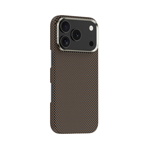 Чехол BENKS Kevlar для Samsung Galaxy S25 Ultra, для MagSafe, Carbon Fiber, чёрный