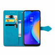 Откидной чехол для TCL 20 SE, Mandala, синий