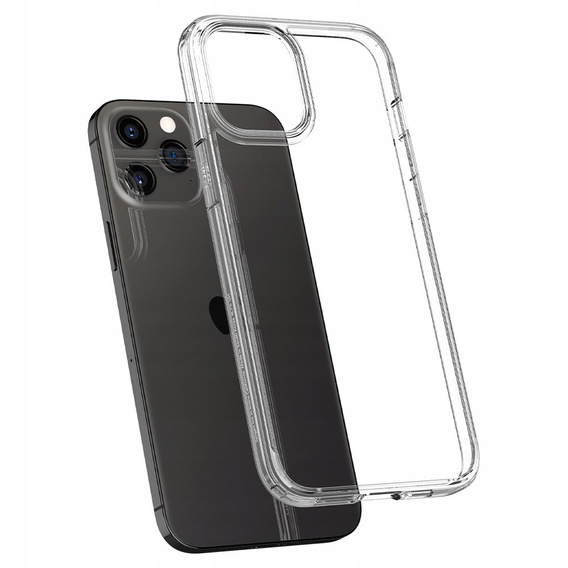 Чoхол Spigen до iPhone 12/12 Pro, Ultra Hybrid, Crystal Clear, прозорий