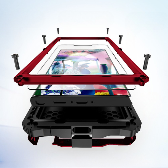 Чехол для Samsung Galaxy S23 Ultra, R-JUST, бронированный, красный