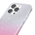 Чoхол Glitter Case до iPhone 13 Pro Max, Silver/Pink