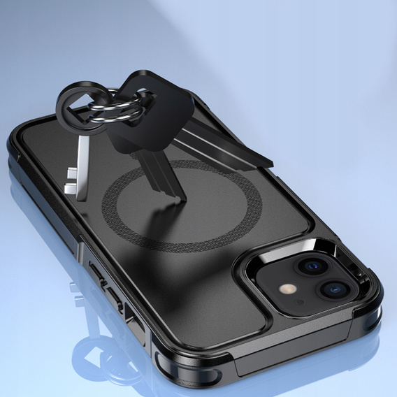 Чoхол до iPhone 12/12 Pro, MagForce MagSafe, чорний