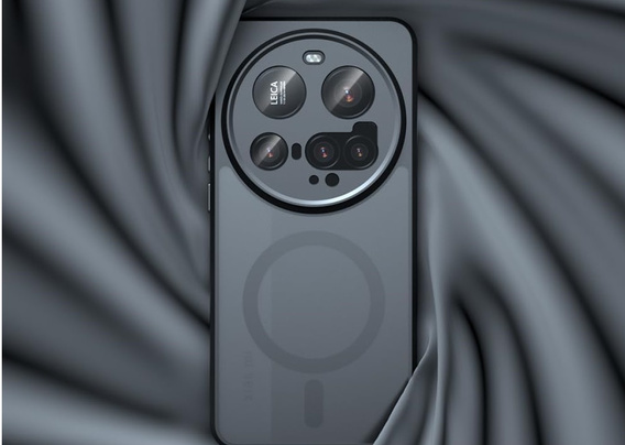 Чохол для Xiaomi 15 Ultra, для MagSafe, ERBORD Matt Case, чорний