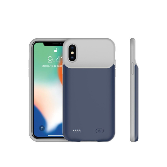 Чохол з батареєю 5200mAh до iPhone X/XS, Blue