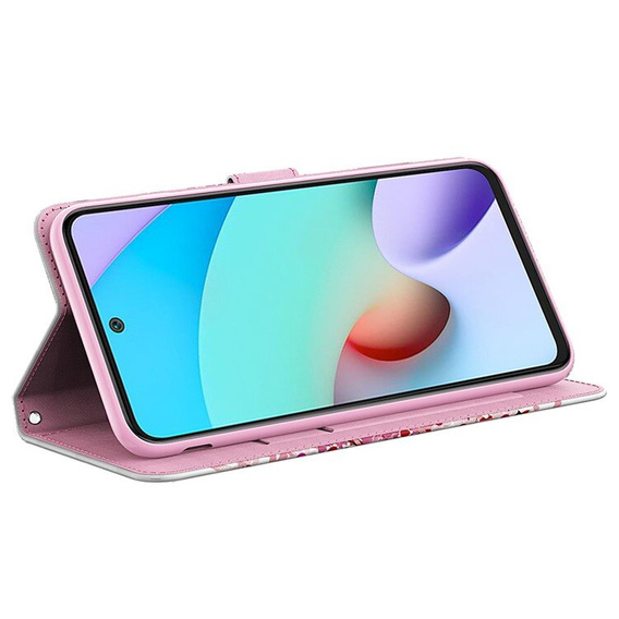 Откидной чехол для Xiaomi Redmi 13C / Poco C65, Wallet, Flowers