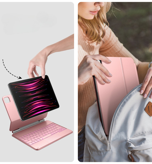 Чохол-клавіатура Dracool для iPad Air 11" 2024 (6 gen.) / Air 10.9" 2022/2020 (5/4 gen.) / Pro 11" 2022/2021/2020/2018 (4/3/2/1 gen.), чорний