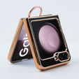 Чехол до Samsung Galaxy Z Flip 5 5G, Electro Ring, чёрный