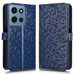 Флип-кейс для Motorola Moto G86 5G, Wallet Rhombus, синий