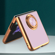 Чoхол до Samsung Galaxy Z Flip 4 5G, Electro Ring, фіолетовий
