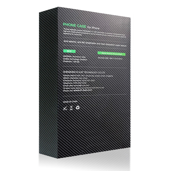 Чехол R-JUST до iPhone 13 Pro, Black