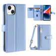 Чохол-книжка для iPhone 15, Wallet Zipper Pocket, м'яти
