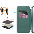 Чохол-книжка для Samsung Galaxy A56, RFID Wallet MagSafe CamShield, зелений