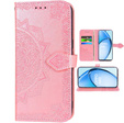 Откидной чехол для Oppo A60, Mandala, розовый