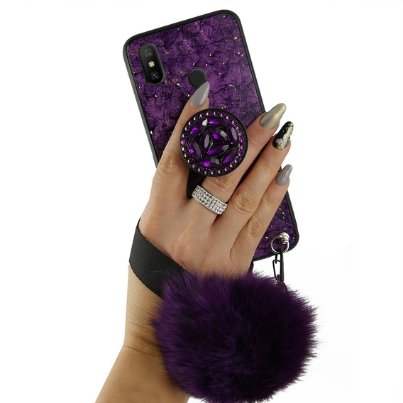 Чехол Epoxy Gold Xiaomi Mi A2 Lite, Purple