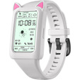 Силіконовий чохол CAT EARS для Huawei Honor Band 6/7, White