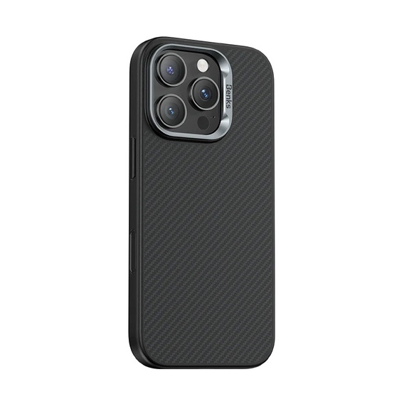 Чехол BENKS Kevlar Armor PRO Carbon Fiber 600D D065 для MagSafe для iPhone 16 Pro