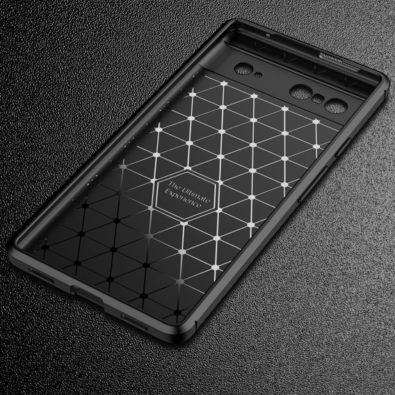 Чехол до Google Pixel 7, Carbon Gel, чёрный