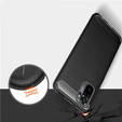 Чехол до Xiaomi Redmi Note 10 / 10S, Carbon, чёрный