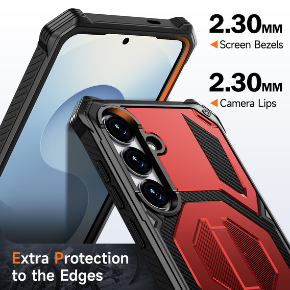 Захисний чохол із підставкою, сумісний із MagSafe, для Samsung Galaxy S25 FE