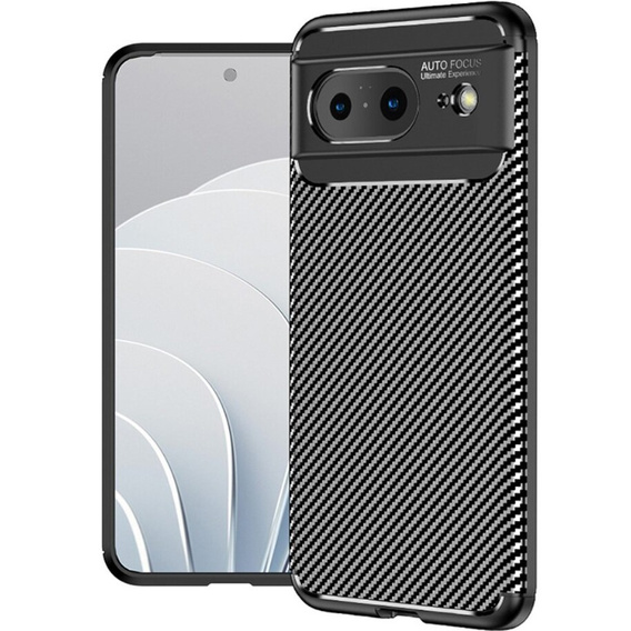 Чoхол до Google Pixel 8, Carbon Gel, чорний