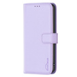 Чохол-книжка для Samsung Galaxy S23 FE, BINFEN Wallet, фіолетовий + скло 9H