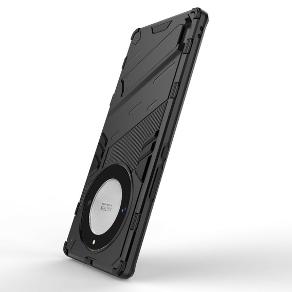 Чохол для Honor Magic 5 Lite, Military kickstand, чорний