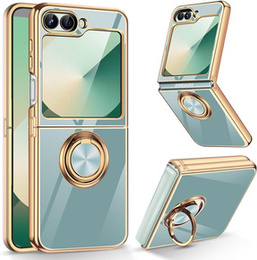 Чехол до Samsung Galaxy Z Flip7 FE / Z Flip6, Electro Ring, мятный