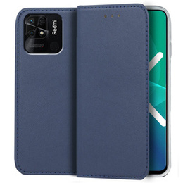 Чoхол Wallet до Xiaomi Redmi 10C, Magnetic, Dark Blue