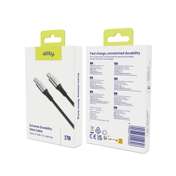 Адаптер HOCO - USB-C TYPE-C на Lightning, Black