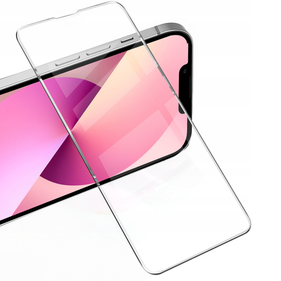 2x Загартоване скло для iPhone 13 Mini, ERBORD 9H Hard Glass на екрані