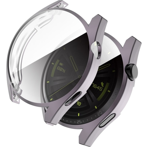 Чехол 2в1 с защитой экрана для часов Huawei Watch GT 3 46mm, Grey