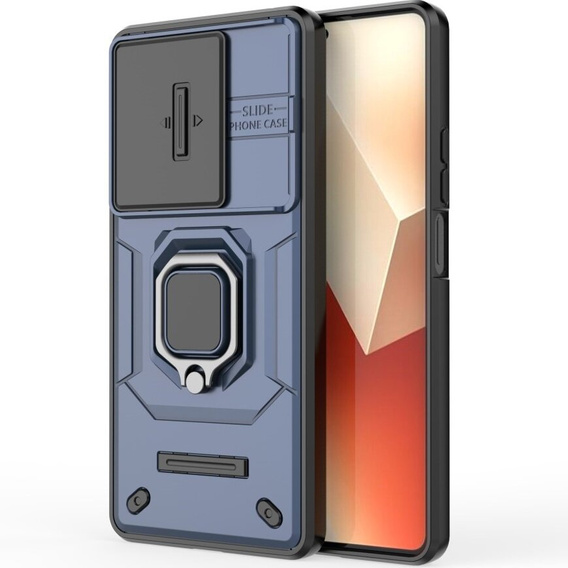 Чохол для Xiaomi Redmi Note 13 5G, KickStand Camera Lens, м'яти
