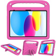 Дитячий чохол для iPad 11" 2025 A16 (11 gen.) / iPad 10.9" 2022 (10 gen.), з ручкою, рожевий