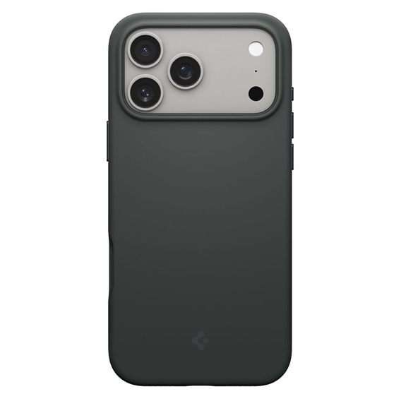 Чохол Spigen для iPhone 17 Pro, Silicone Fit MagSafe, Abyss Green