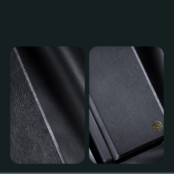 NILLKIN флип-кейс для Samsung Galaxy Z Fold6 5G, CamShield Qin Pro, кожа, чёрный