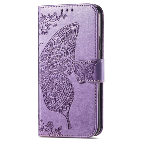 Чохол-книжка для Honor Magic 6 Lite 5G, Butterfly, фіолетовий