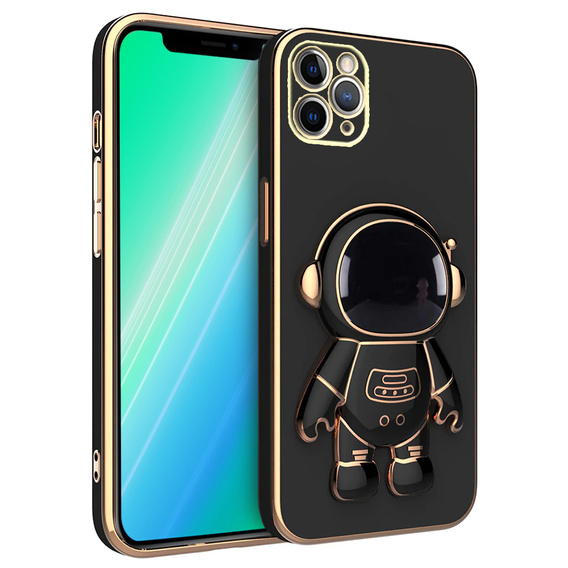 Чехол до iPhone 12 Pro Max, Astronaut, чёрный
