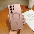 Чехол для Samsung Galaxy S23 Ultra, ColorMag, для MagSafe, розовый