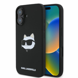 Чехол Karl Lagerfeld Silicone Choupette Head Print для iPhone 16