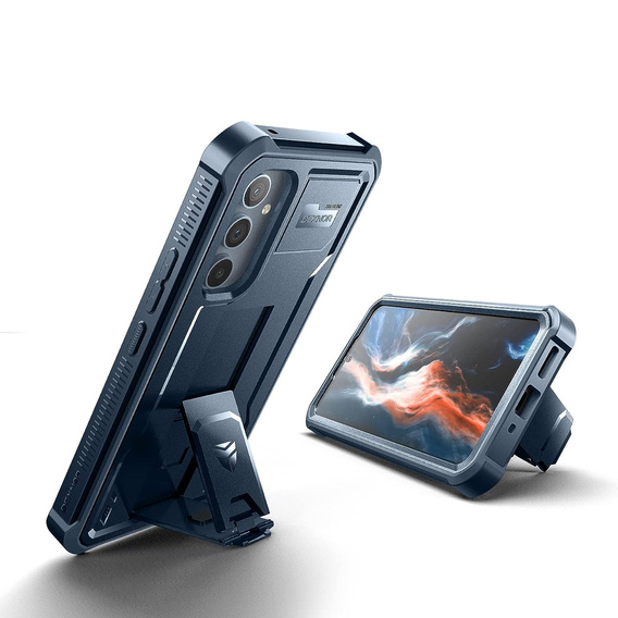 Бронированный чехол для Samsung Galaxy A54 5G, Dexnor Full Body (Two Frames), синий
