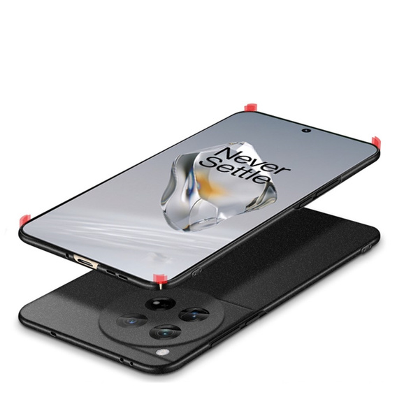 чехол MOFI для OnePlus 12 5G, тонкий, чёрный