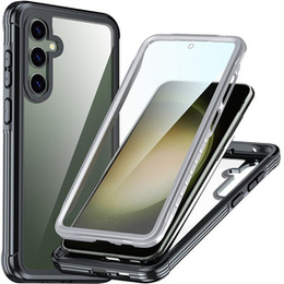 Чoхол Shockproof до Samsung Galaxy S23 FE, із захисним екраном, чорний