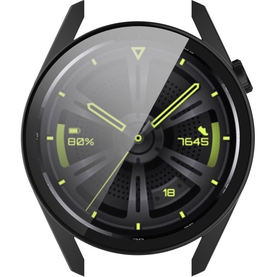 2в1 чехол и защитное стекло для часов Huawei Watch GT 3 42mm, Case, Black