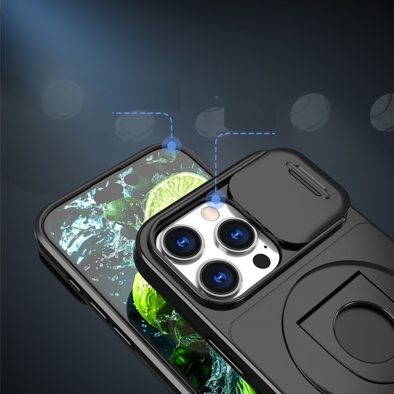 Чохол для iPhone 16 Pro, Military Magnet, для MagSafe, чорний